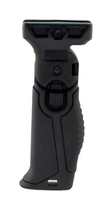 Ручка перенесення вогню складна DLG Tactical 048 на Пікатінні Picatinny переднє руків'я рукоятка Чорна - зображення 3
