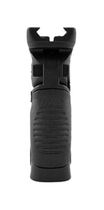 Ручка перенесення вогню складна DLG Tactical 048 на Пікатінні Picatinny переднє руків'я рукоятка Чорна - зображення 4