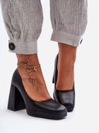 Жіночі туфлі Inna Marka Rosalia 40 Чорні (5905677656091) - зображення 5