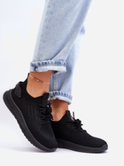 Sneakersy damskie z siatki na platformie do kostki wsuwane Zauna 37 Czarne (5905677638721) - obraz 7