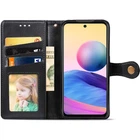 Кожаный чехол-книжка GETMAN Gallant (PU) для Samsung Galaxy A35 Черный