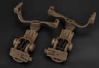 Адаптер кріплення (чебурашка) для активних навушників на шолом Tan (койот) - зображення 5