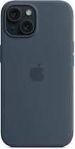 Панель Apple MagSafe Silicone Case для Apple iPhone 15 Storm Blue (MT0N3) - зображення 5