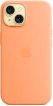 Панель Apple MagSafe Silicone Case для Apple iPhone 15 Orange Sorbet (MT0W3) - зображення 3