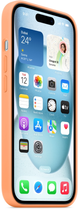 Панель Apple MagSafe Silicone Case для Apple iPhone 15 Orange Sorbet (MT0W3) - зображення 7