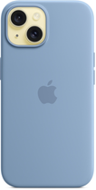 Панель Apple MagSafe Silicone Case для Apple iPhone 15 Winter Blue (MT0Y3) - зображення 3