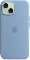 Панель Apple MagSafe Silicone Case для Apple iPhone 15 Winter Blue (MT0Y3) - зображення 4