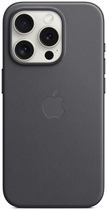Панель Apple MagSafe FineWoven Case для Apple iPhone 15 Pro Black (MT4H3) - зображення 3