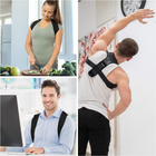 Випрямляч для корекції постави - Fitnesix® Подвійне регулювання - підтримка спини для чоловіків і жінок - зображення 7