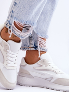 Sneakersy damskie na wysokiej platformie do kostki Henley 39 Białe (3083081756018) - obraz 5