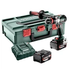 Аккумуляторная ударная дрель-шуруповерт Metabo SB 18 LTX BL Q I, 2 акб 5.2 Ah, БЗП, в кейсе (602361650)