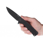Нож складной ANV Knives Z100 DLC, Liner lock, G10, Plain Edge ANVZ100-021 Черный (2000980604531) - изображение 4