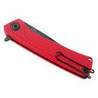 Нож складной ANV Knives Z100 DLC, Liner lock, G10, Plain Edge ANVZ100-025 Красный (2000980604555) - изображение 3
