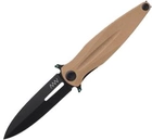 Нож складной ANV Knives Z400 DLC, Liner lock, G10, Plain Edge ANVZ400-007 Койот (2000980604685) - изображение 1