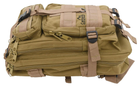 Рюкзак тактический полевой износостойкий для силовых структур CATTARA 30L ARMY 13865 Коричневый (SK-N13865S) - изображение 3