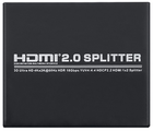 Активний розподільник Qoltec Splitter HDMI 2.0 1x2 (5901878523323) - зображення 5