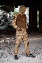 Форма мультикам демисезонная тактическая multicam с наколенниками костюм мультикам военная форма одежды ЗСУ 52 - изображение 9