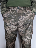 Штани утеплені на флісі тактичні, військові ЗСУ зимові піксель Розмір S (46) - зображення 6