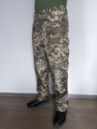 Штани утеплені на флісі тактичні, військові ЗСУ зимові піксель Розмір M (48) - зображення 4