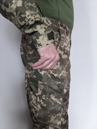 Штани утеплені на флісі тактичні, військові ЗСУ зимові піксель Розмір M (48) - зображення 8