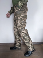 Штани утеплені на флісі тактичні, військові ЗСУ зимові піксель Розмір L (50) - зображення 5