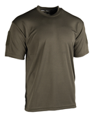 Футболка летняя тактическая Mil-Tec S мужская оливковая футболка (11081001-S) - изображение 1
