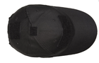 Кепка тактическая бейсболка блайзер военный Mil-Tec One size Черная TACTICAL BASEBALL CAP SCHWARZ (12319002) - изображение 4