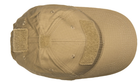 Кепка тактична бейсболка військовий блайзер Койот Mil-Tec TACTICAL BASEBALL CAP COYOTE (12319005) - зображення 4