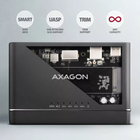 Адаптер Axagon ADSA-CC для NVMe M.2 2.5/3.5 SSD та HDD Clone Master 2 USB-C 3.2 - зображення 5