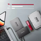 Адаптер Axagon ADSA-CC для NVMe M.2 2.5/3.5 SSD та HDD Clone Master 2 USB-C 3.2 - зображення 7