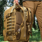 Тактический рюкзак водонепроницаемый M-Tac Trooper Pack Coyote с множеством отделений и местом для гидратора - изображение 8