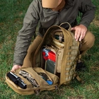 Тактический рюкзак водонепроницаемый M-Tac Trooper Pack Coyote с множеством отделений и местом для гидратора - изображение 11