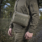 Однолямочная тактическая сумка M-Tac Admin Bag Elite Full Ranger Green с отсеком для пистолета - изображение 5