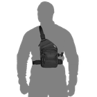 Тактична сумка Gunner Sling Black Camotec розмір 32 х 19 х 10 - зображення 2