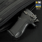 Однолямочная тактическая сумка M-Tac Admin Bag Elite Multicam Black/Black с отсеком для пистолета - изображение 2