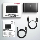 Stacja dokująca Axagon ADSA-D25 MINI do dysków SSD/HDD 2,5" 2x SATA 6G USB 3.2 Gen 1 - obraz 9
