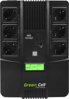 UPS Greencell Line-Interactive 0,6 kVA (5902701419721) - obraz 1