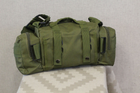 Поясная тактическая сумка военная B04 MOLLE через плечо молли олива зеленая - изображение 4