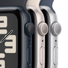 Smartwatch Apple Watch SE (2023) GPS 40mm Starlight Aluminium Case with Starlight Sport Band - S/M (MR9U3) - obraz 3