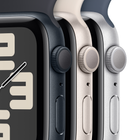 Smartwatch Apple Watch SE (2023) GPS 40mm Starlight Aluminium Case with Starlight Sport Loop (MR9W3) - obraz 3