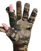 Зимние военные тактические перчатки мультикам на флисе с тачскрином для телефона WinterWin - изображение 2