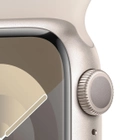 Smartwatch Apple Watch Series 9 GPS 41mm Starlight Aluminium Case with Starlight Sport Band - S/M (MR8T3) - obraz 3
