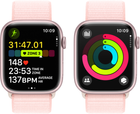 Smartwatch Apple Watch Series 9 GPS 45mm Pink Aluminium Case with Light Pink Sport Loop (MR9J3) - obraz 8