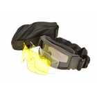 Тактическая маска со сменными линзами, чёрная. 3-38938 - изображение 1