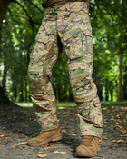 Тактические штаны с наколенниками Мультикам, брюки мультикам военные штаны мультикам multicam боевые штаны ВСУ 52 - изображение 9