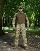Военная тактическая форма Мультикам с наколенниками, летняя военная форма мультикам Multicam костюм демисезонный 54 - изображение 11