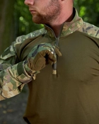 Військова тактична форма Мультикам з наколінниками, літня військова форма мультикам Multicam костюм демісезонний 48 - зображення 6