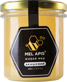 Мед натуральный Mel Apis Акациевый 400 г (0.4 кг) (4820223530056)