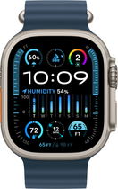Smartwatch Apple Watch Ultra 2 GPS + Cellular 49mm Titanium Case with Blue Ocean Band (MREG3) - obraz 2