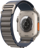 Smartwatch Apple Watch Ultra 2 GPS + Cellular 49mm Titanium Case with Blue Alpine Loop - Small (MREK3) - obraz 3